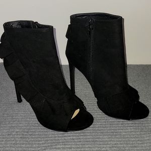 Just Fab Black Booties